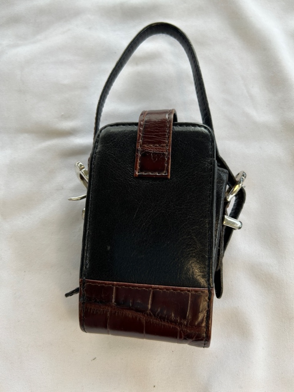 Vintage Brighton Leather Croc Embossed Cell Phone Case - Picture 2 of 9
